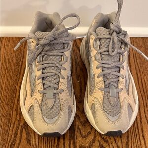 Yeezy Kids Sneakers in Gray and Tan